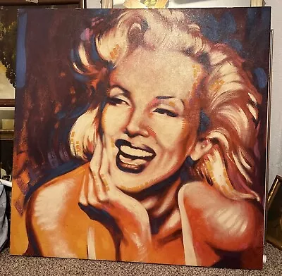 Marilyn Monroe Canvas Painting - PERFECT CONDITION • $200