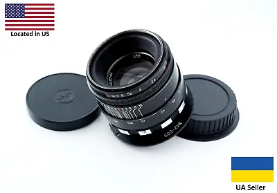 Belomo Zebra Helios 44 58mm F/2 Portrait Lens M39/M42/Canon EF Monster Bokeh • $179.99