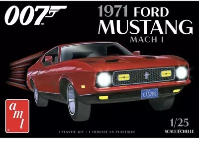 AMT James Bond Movie 1971 Ford Mustang Mach I 1:25 Scale Model Kit (AMT1187M/12) • $19.99