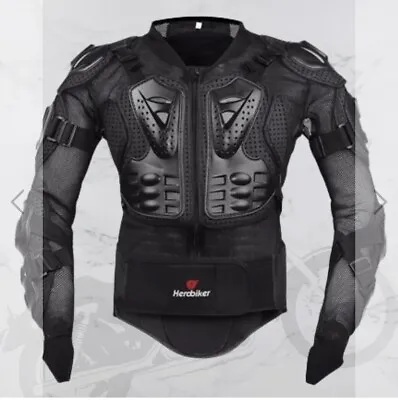 HEROBIKER Motorcycle Full Body Armor Jacket Spine Chest Protection Gear Motoc... • $79.95