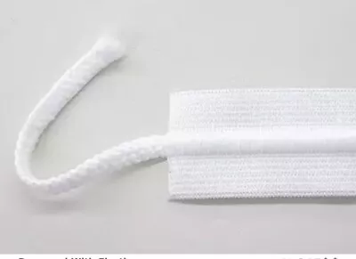 4 Yards White Drawstring Draw Cord Elastic For Pants Or Sweater  1 1/4” • $9.90