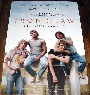 THE IRON CLAW Zac Efron Sean Durkin Wrestling LARGE French POSTER • £28.93