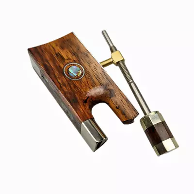 4/4 Snakewood Violin Bow Frog With Button Screw Violin Bow Accessories • $11.27