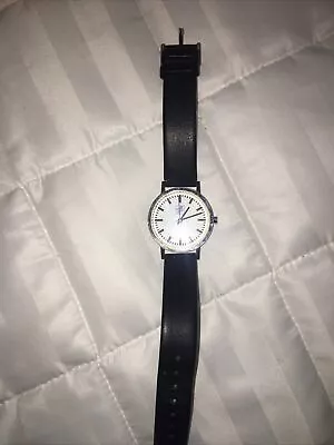 Mens Mondaine Watch Water Resist Leather Band M7606 722 • $44