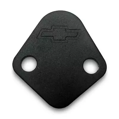 $28.95 • Buy Proform 141-213 Fuel Pump Block-Off Plate; Blk Crinkle With Bowtie; BB Fits Chev