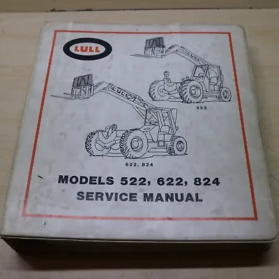 LULL 522 622 824 Boom Lift Forklift Telehandler Service Repair Shop Manual Book • $450
