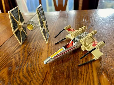 Vintage LOT 2 Item Kenner 1978 STAR WARS X-WING & TIE FIGHTER 38580 38590 • $12.88