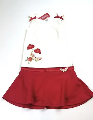 NWT Gymboree Butterfly Knit Skort & Cinched Butterfly Ribbon Tank Size 3 • $21.50