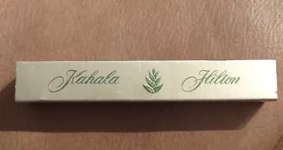 Vintage Kahala Hilton Hotel Honolulu Hawaii Matchbox Long Box Unstruck • $14.99