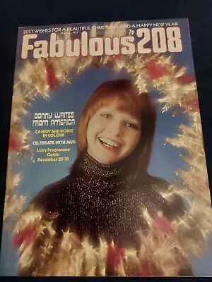 Vintage FABULOUS 208 Magazine 29 DECEMBER 1973 David Cassidy Poster Bowie 160 • £15