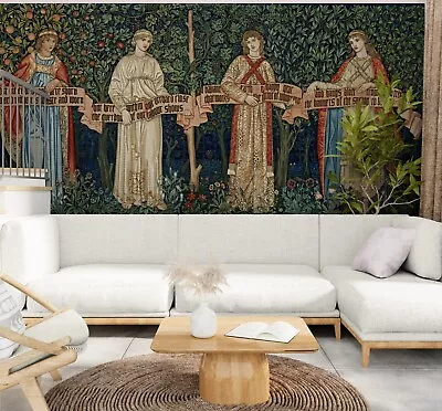 The Orchard Medieval Tapestry Woven Masterpiece And Fabric Print Option RE268980 • $34.30