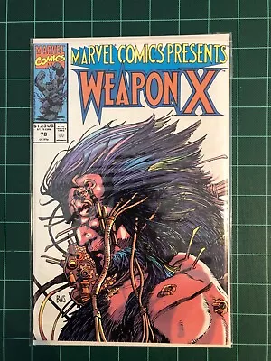 MARVEL COMICS PRESENTS - WEAPON X - # 78 - NM - EXCELLENT - Bagged And Boarded • $14.99