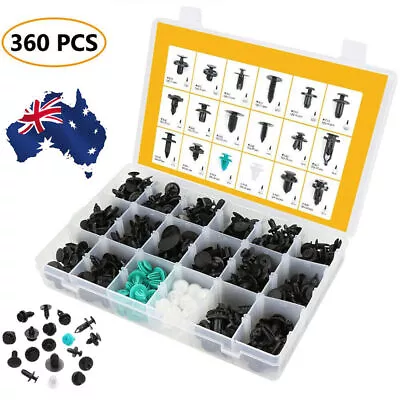 360x Boxed Fastener Car Body Door Panel Liner Bumper Fender Retainer Rivet Clips • $22.15