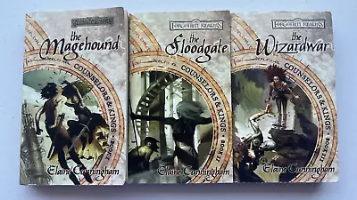 Forgotten Realms COUNSELORS & KINGS Complete Trilogy Elaine Cunningham PPB • $19.97