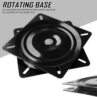 2Pcs 6  Marine Boat Seat Swivel Mount Base 360° Rotation Turntable Plate Fishing • £19.40