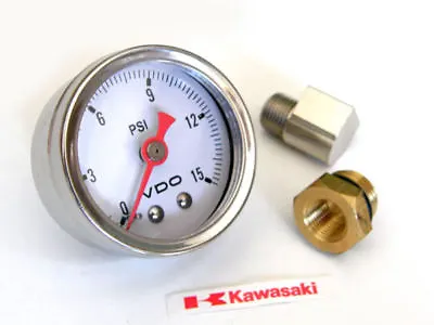 Kawasaki Motor Engine OIL PRESSURE GAUGE KIT Z1 Z1r Kz900 Kz1000 Kz1100 Cafe • $101.86