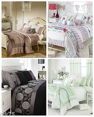 Designer Duvet Cover Set With Pillow Cases Luxury Bed Linen Quilt Sets • £19.99