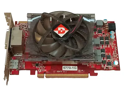 Diamond Radeon HD 5770 1GB GDDR5 PCIe 2.1x16 DVI-I(x2) HDMI DP Graphics Card • $21.31