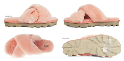 UGG Fuzzette Beverly Pink Fur Slippers Womens Size 9 *NIB* • $54.95