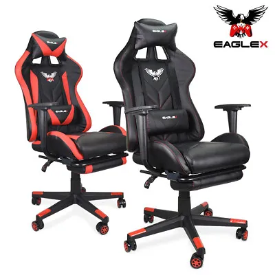 EagleX Gaming Race Chair - Racing Office PU Leather Executive • $99