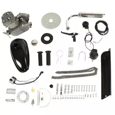 New Bicycle 2 Stroke 80cc Petrol Gas Motorized Engine Bike Motor Full Kit 80 CC • $90.99