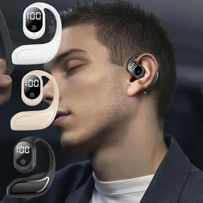 Bluetooth Headset 5.3 Wireless Earphones Earbuds Headphones Stereo Ear Hook • $3.56
