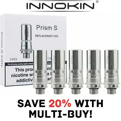 Innokin Prism S Coils Endura T20 Vape Kit 0.8/1.5 Ohm | Replacement Pack Of 5 • £7.94