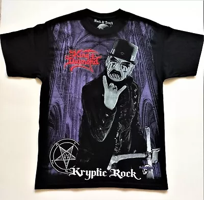 KING DIAMOND T-Shirt RARE Embroidered Logo Mercyful Fate Venom Ghost Abigail • $31.99