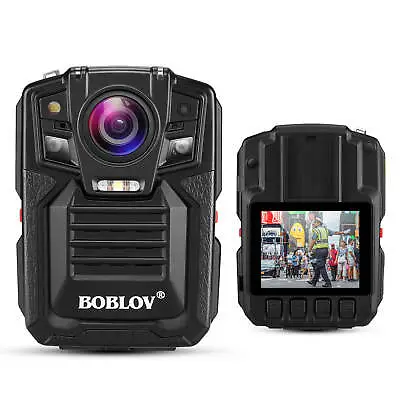 BOBLOV D7 Body Camera 1296P HD NightVision Wide Angle Video Police Recorder 64GB • $99.92