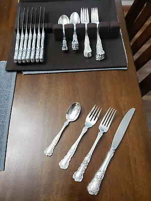 $2000 • Buy 8 - 4 Piece Place Settings Of Gorham Sterling Silver Silverware In Buttercup...