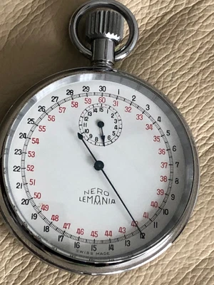 £49.95 • Buy Nero Lemania Vintage Stopwatch - Military Issue - Very Rare Item -Good Condition