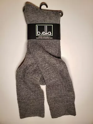 B.ella Knee High Socks Ladies Wool Cashmere Angora Gray New USA • $24