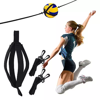 BLACK Volleyball Spiking Trainer System Adjustable Volleyball Belt • $13.42