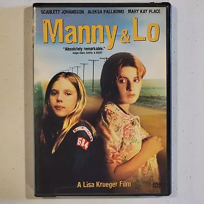 Manny & Lo DVD 1996 W INSERT Scarlett Johansson Aleksa Palladino COMEDY RARE OOP • $14.99
