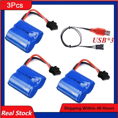 7.4v 600mAh 18350 Li-ion Battery +USB For UDI R/C UDI001 UDI011 Venom Speed Boat • $36.99