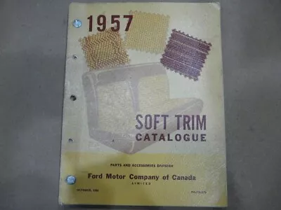 1957 Ford  Meteor Mercury Monarch Soft Trim Catalog & Retractable Parts List • $74.90