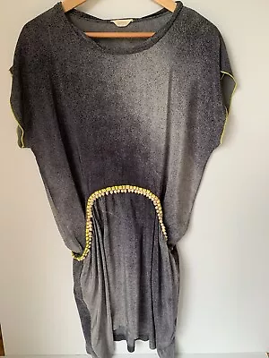 Gorman - Size 14 100% Silk Relaxed Fit Tunic Dress With Beading Detail S • $49.50