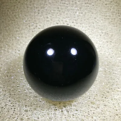 93mm Mexican Volcanic Glass Obsidian Crystal Ball A Gem To Ward Off Evil Spirits • $69