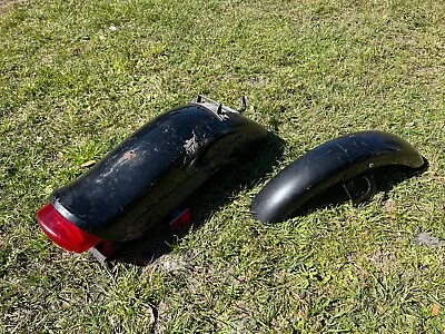 2000 Kawasaki Vulcan 800 Front Rear Wheel Fender Cover Taillight Lens • $274