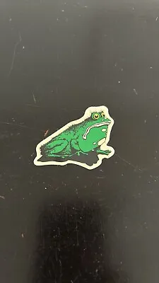 VINTAGE 101 Skateboards One O One Green Froggy Frog Skateboarding Sticker • $30