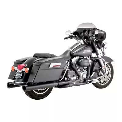 Vance & Hines Power Duals Elbow Black For Harley Davidson Touring 09-16 • $1097.04