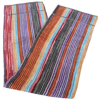 MISSONI HOME BATH SHEET ECOLOGIC40x59  100x150cm KNITTED BAND BRADLEY 149 • $135