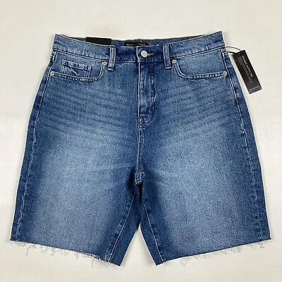 NWT Banana Republic Denim Girlfriend Shorts Cutoff High Waist Stretch Size 29/8 • $19