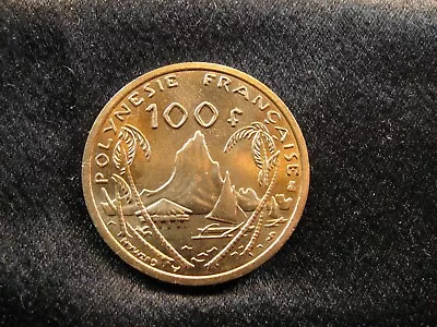 Old World Coin FRENCH POLYNESIA 100 Francs 2000 KM14  Moorea Paradise  (129) • $3.99