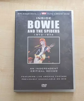 David Bowie & The Spiders ~ Inside David Bowie 1972 To 1974 [2004] DVD • £3.99