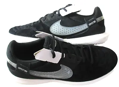 Nike Men's Street Gato Soccer Skate Shoes Black Summit White Grey Size 11 NEW • $74.99