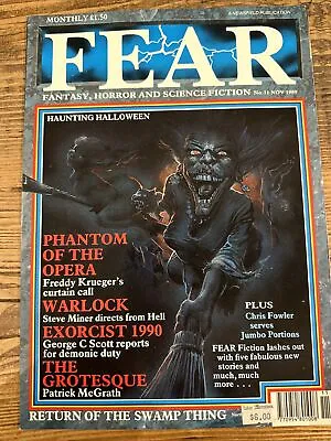 Fear Magazine No 11 Nov 1989 Warlock • £3.99