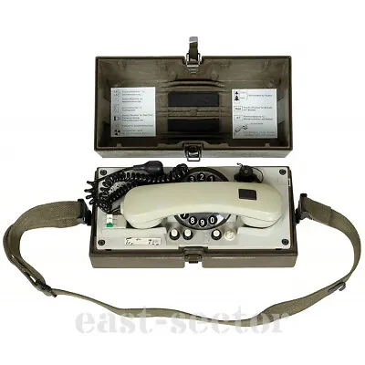 Military Vintage Field Phone Telephone KRONE WF German Army Bundeshwer Radio BW • $59