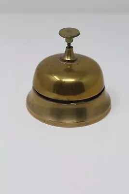  Vintage Brass Front Desk Bell • $22.95