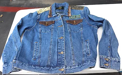 Rare EXCELLED OUTERWEAR ELVIS PRESLEY AUTHENTIC DENIM MEN'S JACKET XL The King • $175